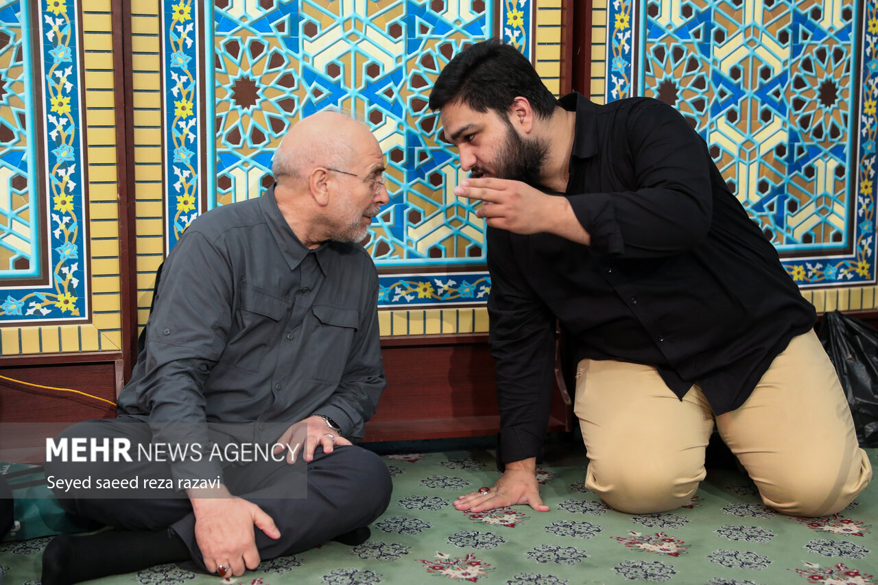 مراسم گرامیداشت اربعین شهدای هوافضای سپاه با حضور قالیباف 