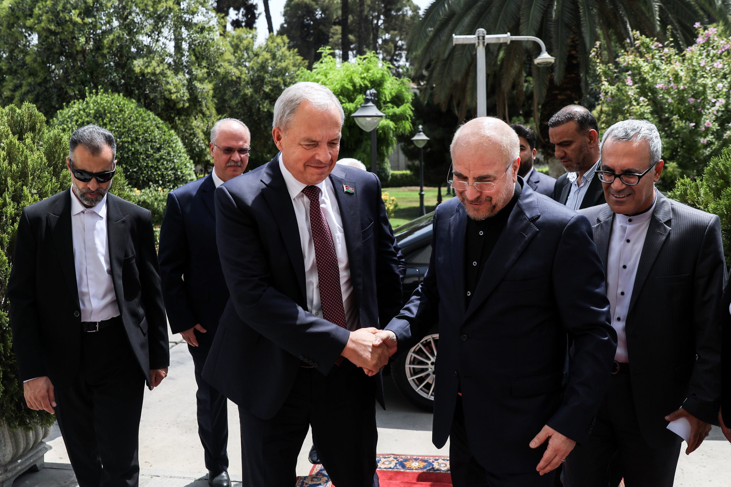 دیدار و گفت‌وگوی قالیباف و ایگور سرگینکو، رئیس مجلس ملی بلاروس