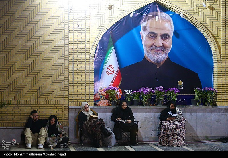 مراسم احیای شب بیست و سوم در محله باغ فیض