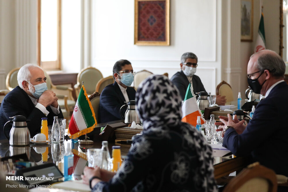دیدار وزرای خارجه ایران و ایرلند