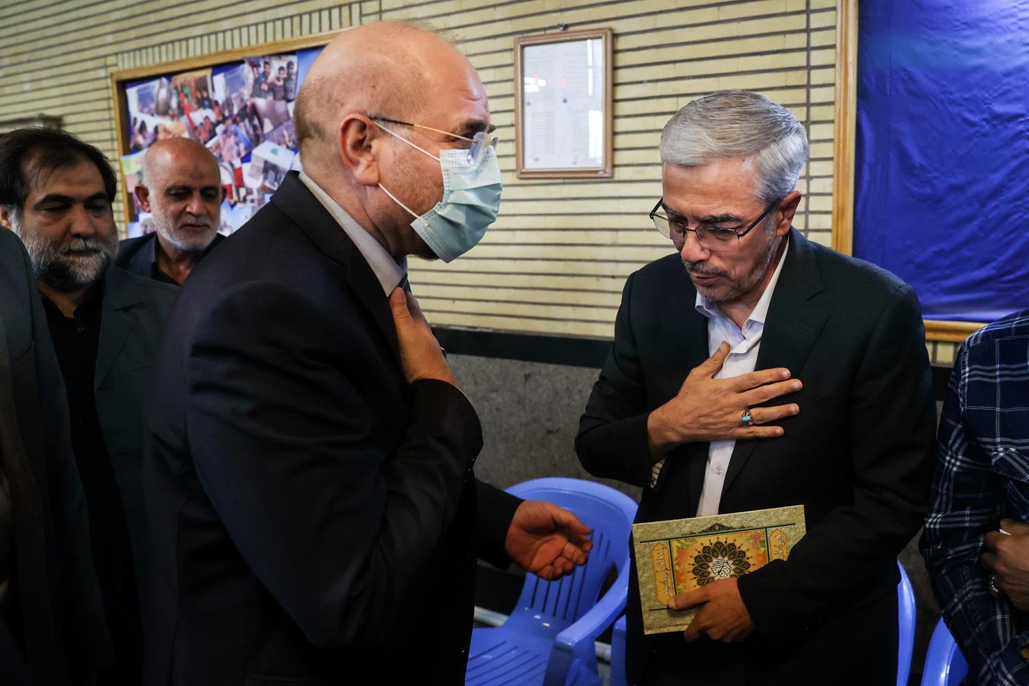 حضور قالیباف در مراسم ترحیم سردار شهید حسین خالقی