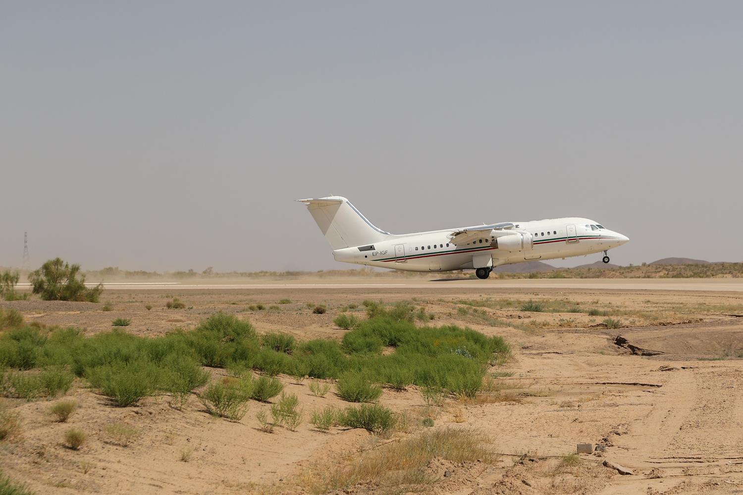 مراسم افتتاح فرودگاه شهدای گناباد