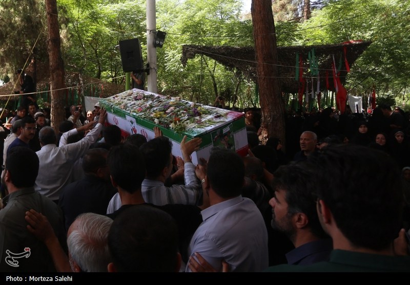 تشییع ۳ شهید حمله رژیم صهیونیستی در نجف آباد اصفهان