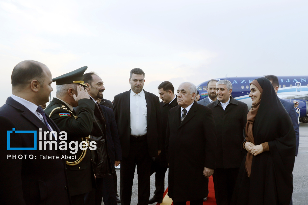 ورود نخست وزیر جمهوری آذربایجان به تهران