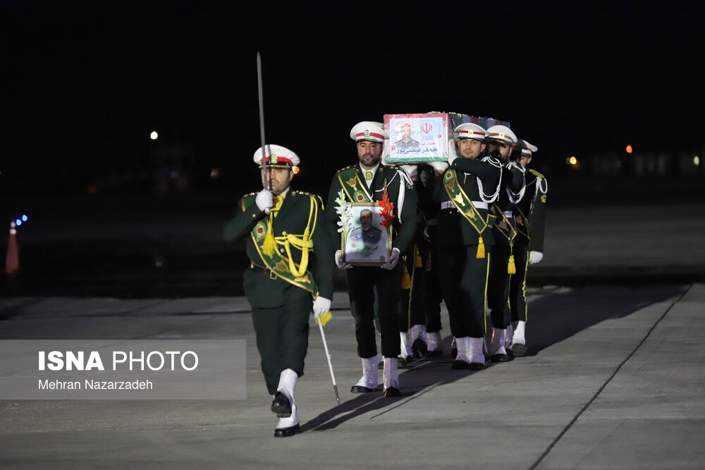 استقبال از پیکر شهید فیضی پور - تبریز