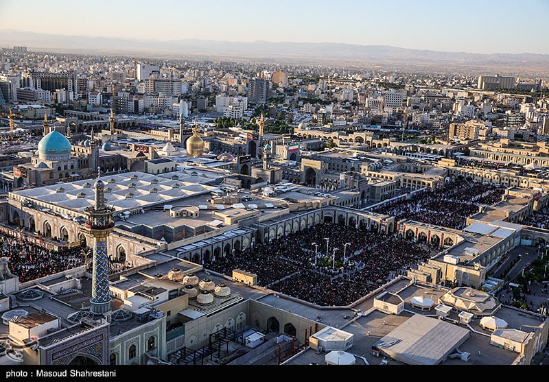 مراسم تشییع پیکر مطهر آقای شهید ایران - مشهد