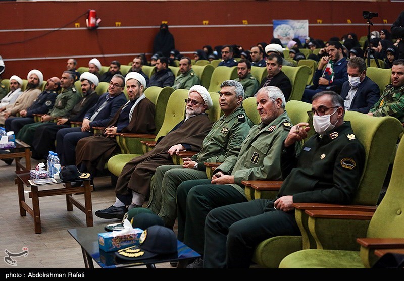 مراسم استقبال از ۶ شهید گمنام در پایگاه شکاری شهید نوژه همدان