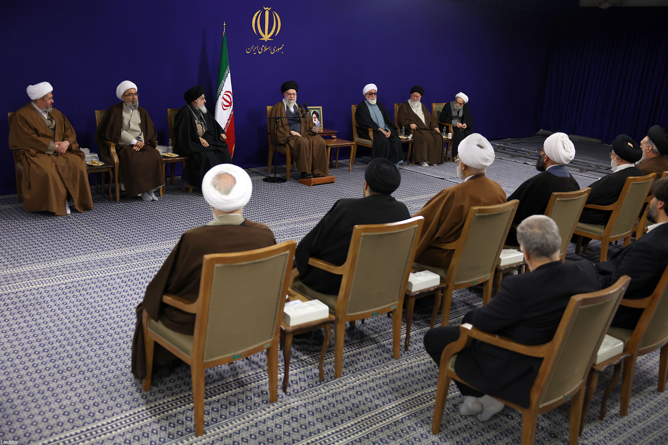 دیدار اعضای کنگره بزرگداشت آیت‌الله میلانی با رهبر انقلاب