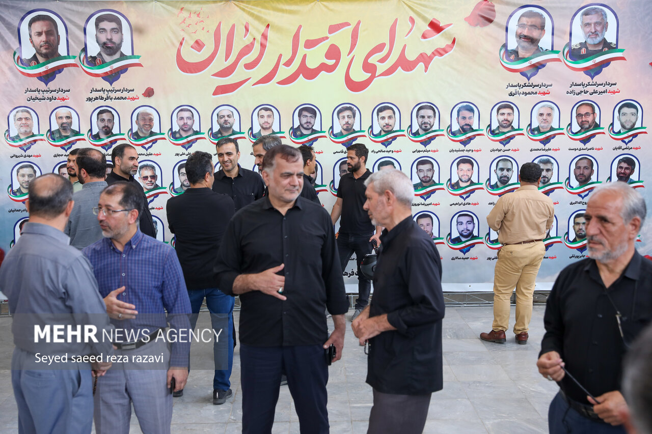 مراسم گرامیداشت اربعین شهدای هوافضای سپاه با حضور قالیباف 