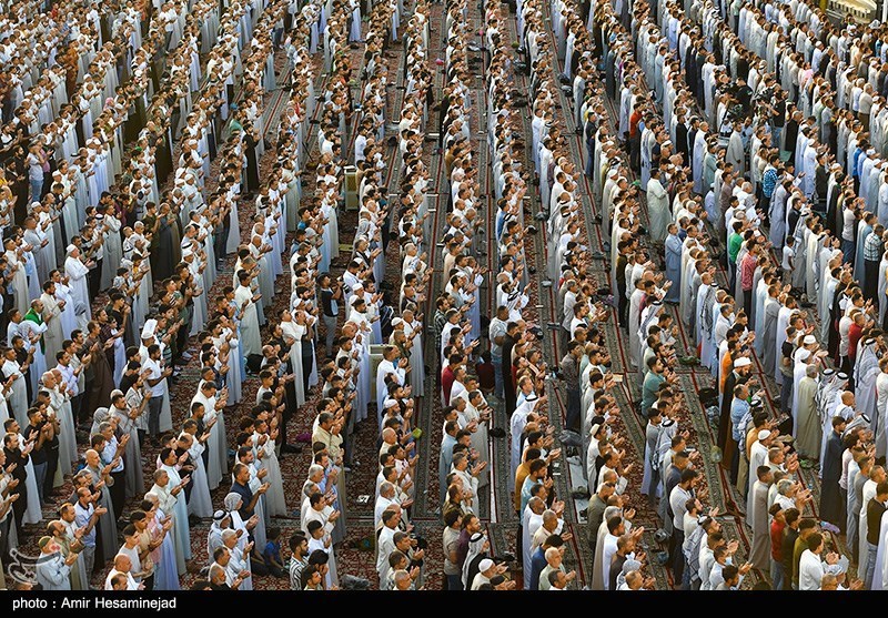 نماز عید قربان در بین الحرمین - کربلا 
