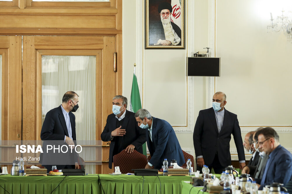 دیدار اعضای کمیسیون امنیت ملی مجلس با امیرعبداللهیان