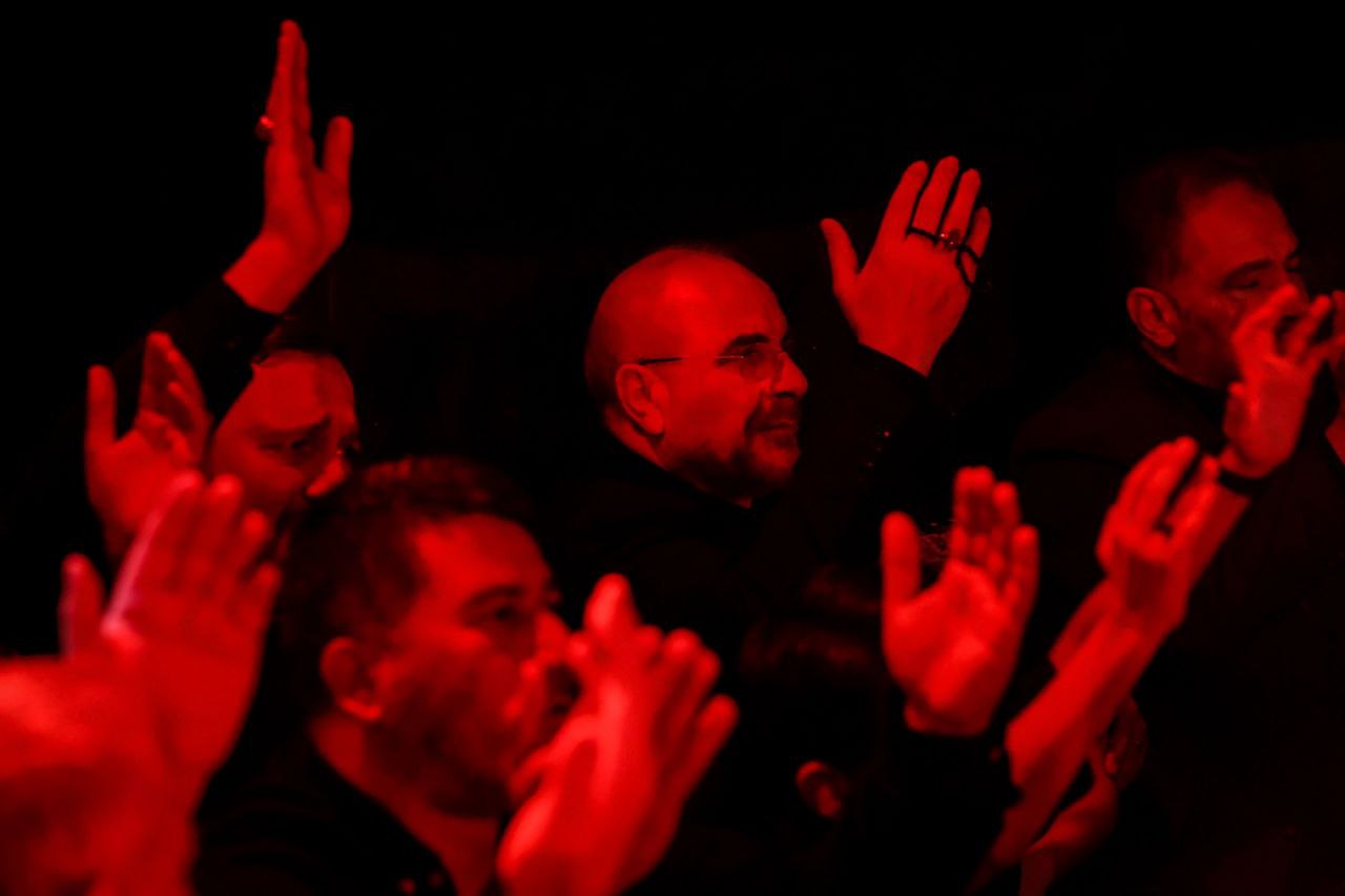 حضور قالیباف در  مراسم عزاداری