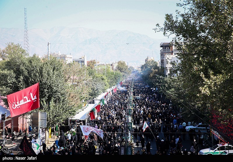 پیاده روی جاماندگان اربعین تهران