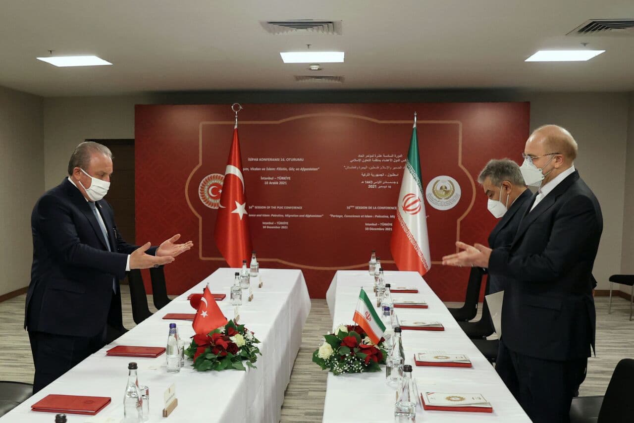 دیدار قالیباف با مصطفی شنتوپ رئیس مجلس ترکیه