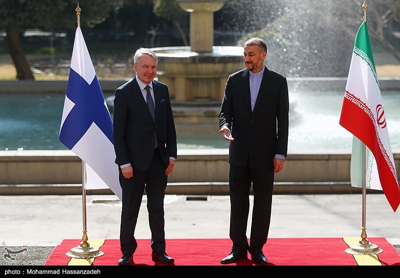 وزرای امور خارجه ایران و فنلاند