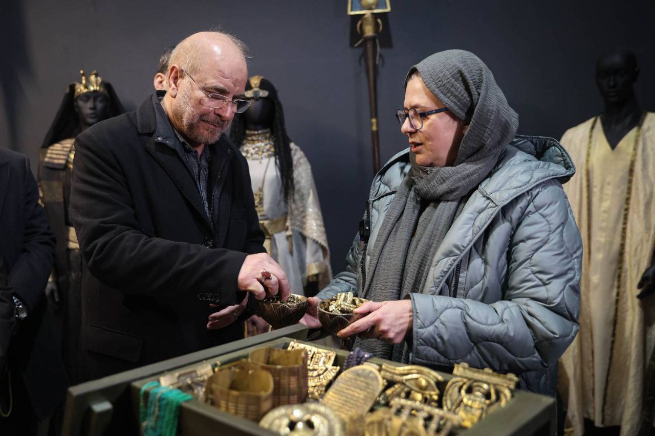  بازدید رئیس مجلس از پشت صحنه سریال «موسی کلیم الله»