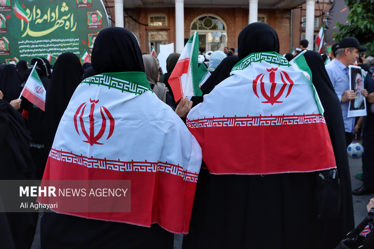 تجمع مردمی حمایت از عملیات «بشارت فتح» در ارومیه