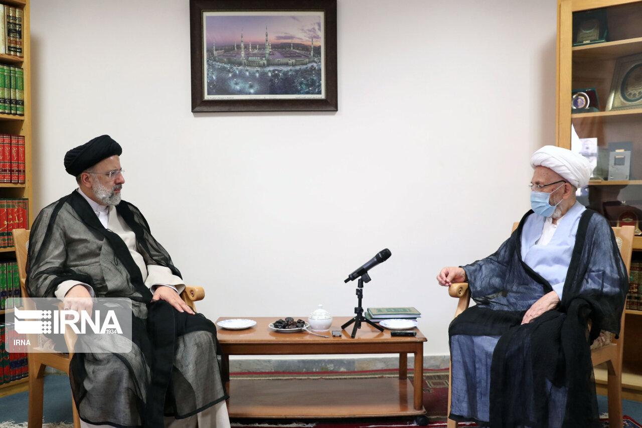 دیدار رییس جمهوری منتخب با مراجع تقلید