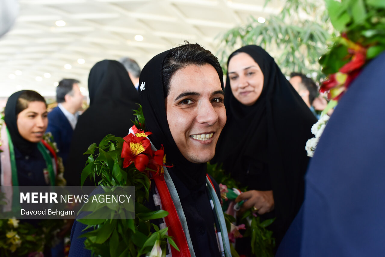 مراسم استقبال از تیم ملی فوتبال بانوان