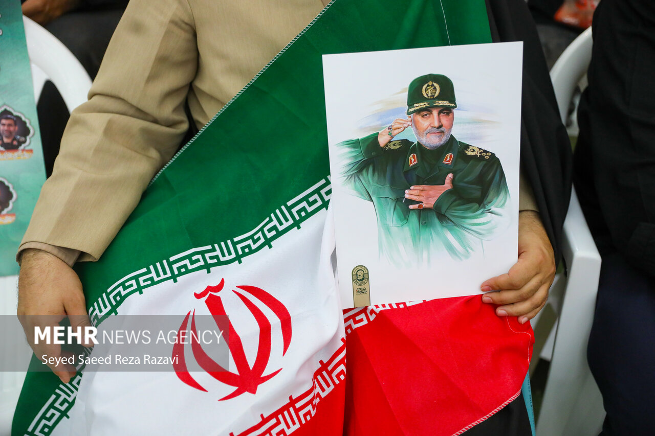 مراسم اربعین شهدای اقتدار ایران