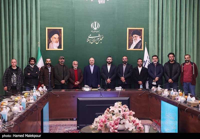  دیدار عوامل فیلم «موقعیت مهدی» با رئیس‌مجلس