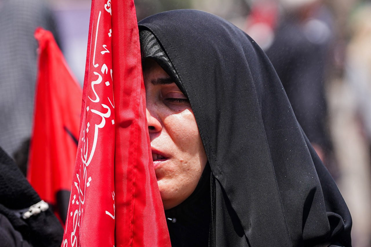 مراسم وداع با پیکر مطهر امام مجاهد شهید