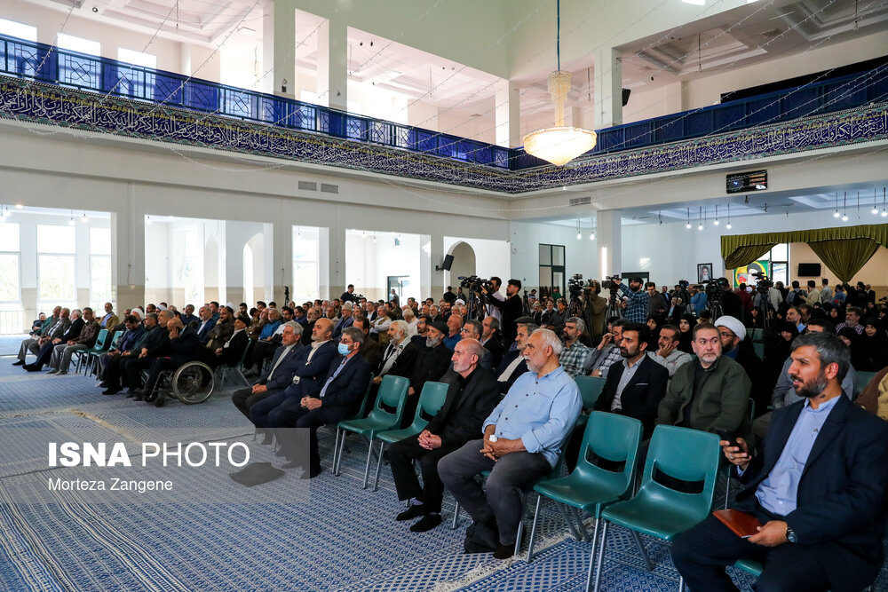 مراسم اولین سالگرد شهادت سردار زاهدی و همراهان