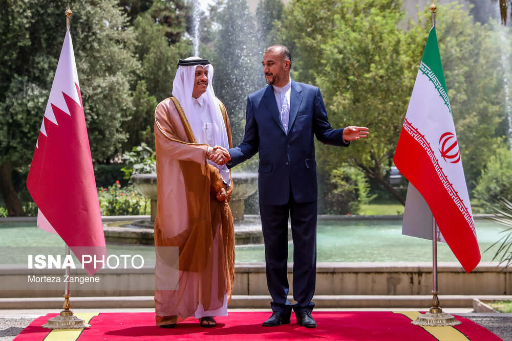 دیدار وزیران خارجه ایران و قطر