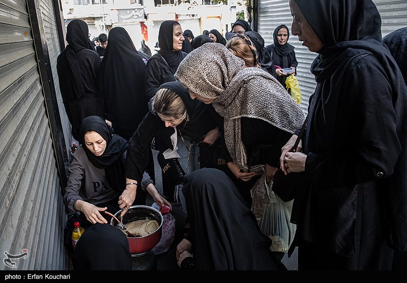 آئین حلوا پزان روز تاسوعای حسینی