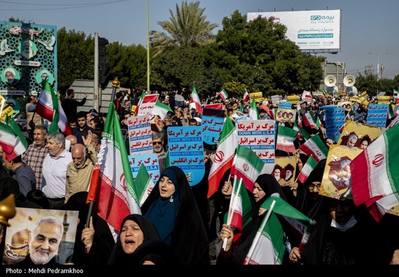 راهپیمایی سراسری محکومیت حمله تروریستی کرمان