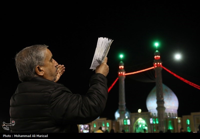  مراسم احیا در مسجدمقدس جمکران