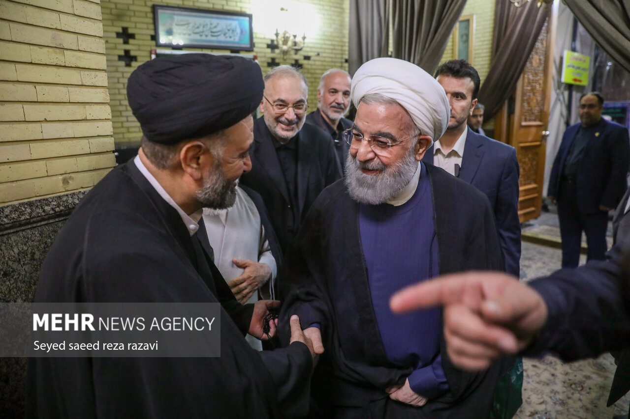 مجلس ترحیم همسر آیت الله سیستانی در تهران