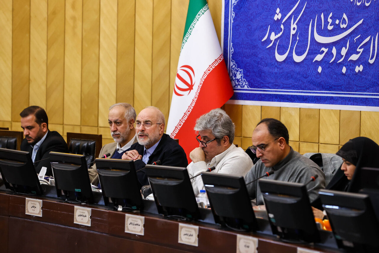 نشست اعضای کمیسیون تلفیق با رئیس مجلس