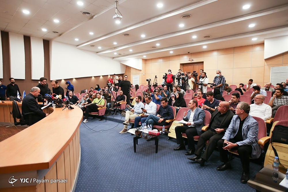 نشست خبری رییس فدراسیون فوتبال