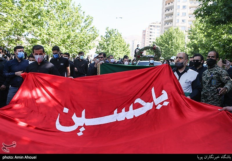 تشییع پیکر شهید مدافع حرم حسن عبدالله‌زاده