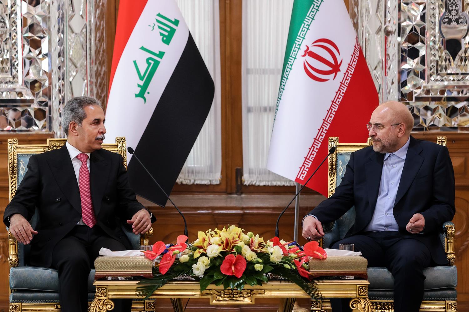 دیدار رئیس شورای عالی قضایی عراق با قالیباف