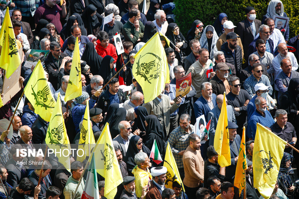 مراسم راهپیمایی روز قدس در اصفهان
