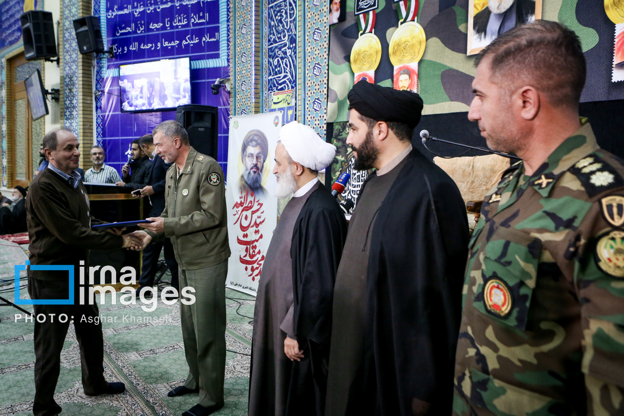 مراسم گرامیداشت شهدای قدس پدافند نیروهای هوایی ارتش