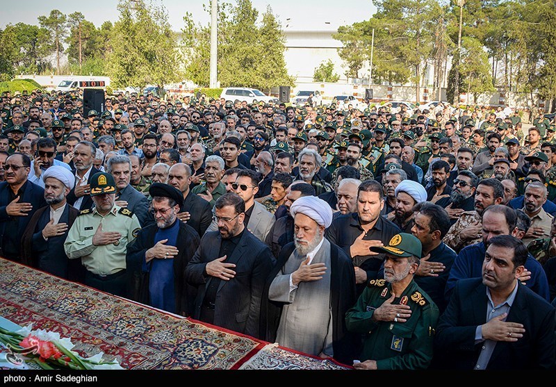 مراسم استقبال از پیکر سردار شهید غیب پرور 