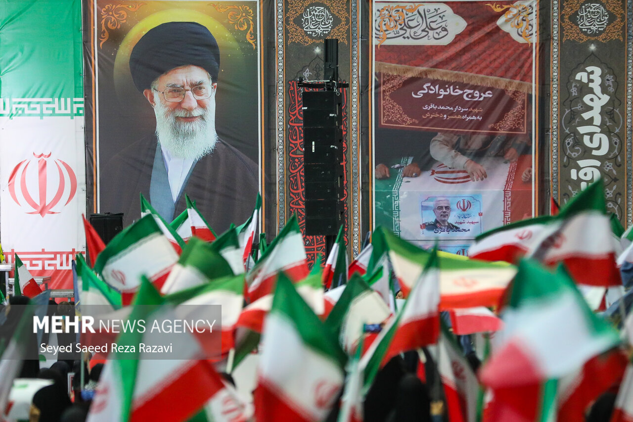 مراسم اربعین شهدای اقتدار ایران