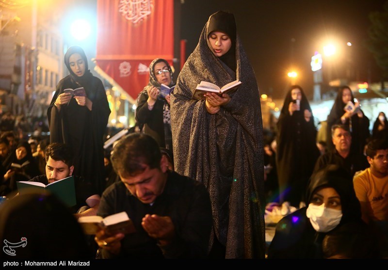  مراسم احیای شب نوزدهم در حرم حضرت معصومه(س)