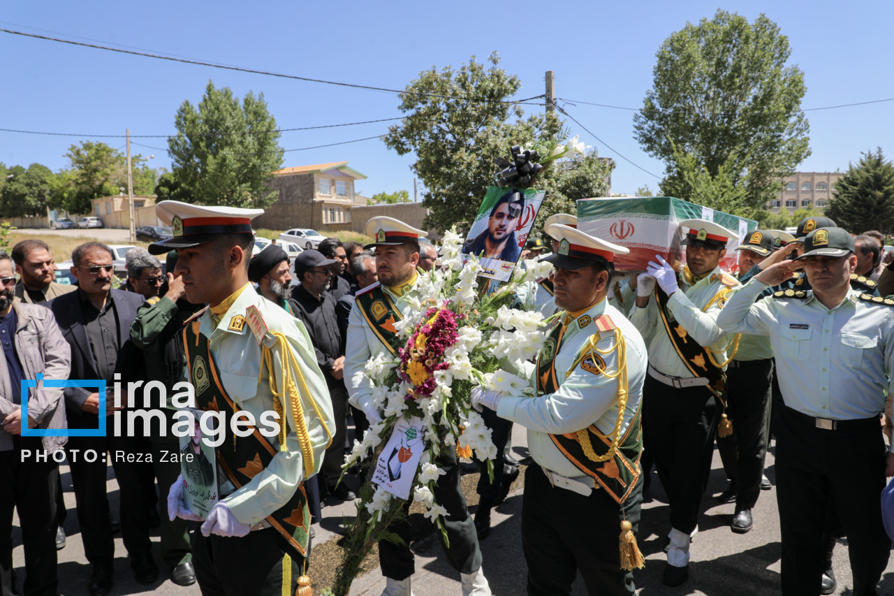 تشییع پیکر شهید «محمدرضا نوروزی مهماندوست