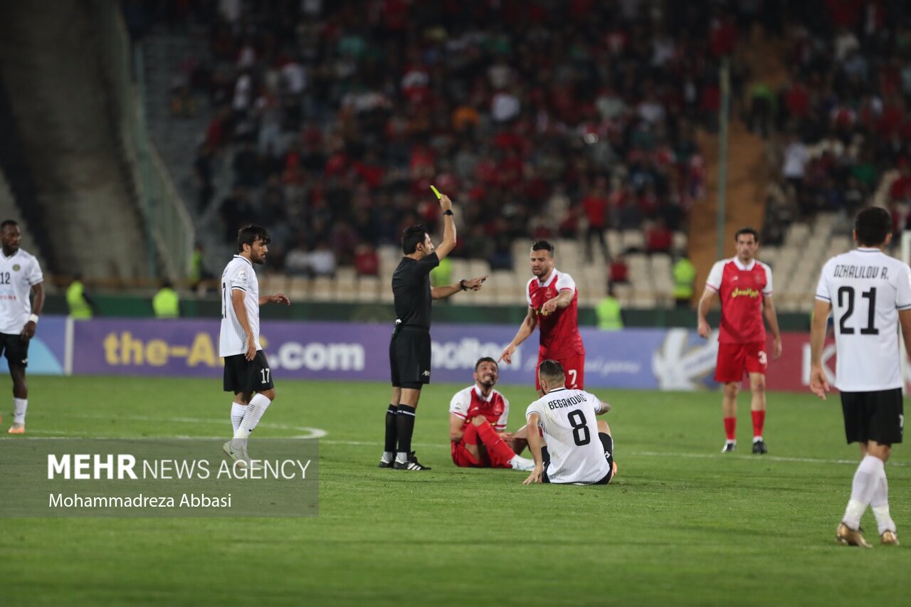 دیدار تیم های پرسپولیس تهران و استقلال تاجیکستان