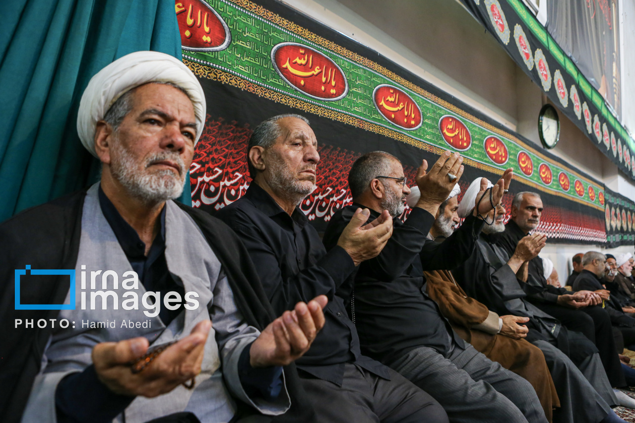 عزاداری مراجع تقلید قم در عاشورای حسینی