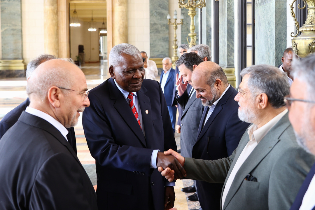 دیدار  قالیباف با لاسو هرناندز، رئیس مجلس کوبا