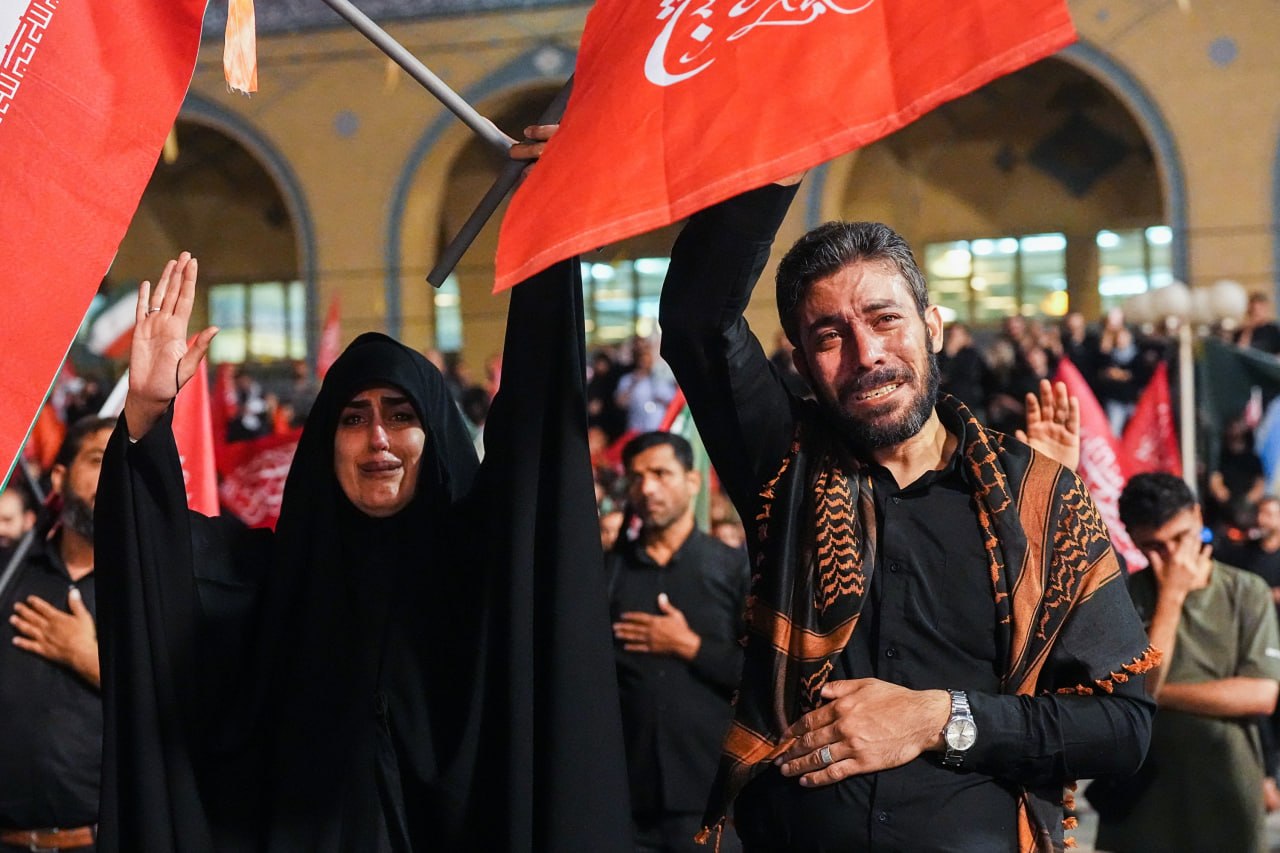 مراسم وداع با پیکر مطهر امام مجاهد شهید