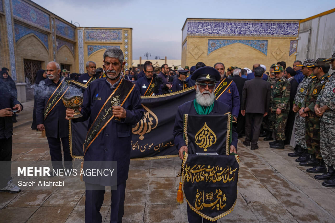 تشییع شهید ارتشی مدافع امنیت در شیراز