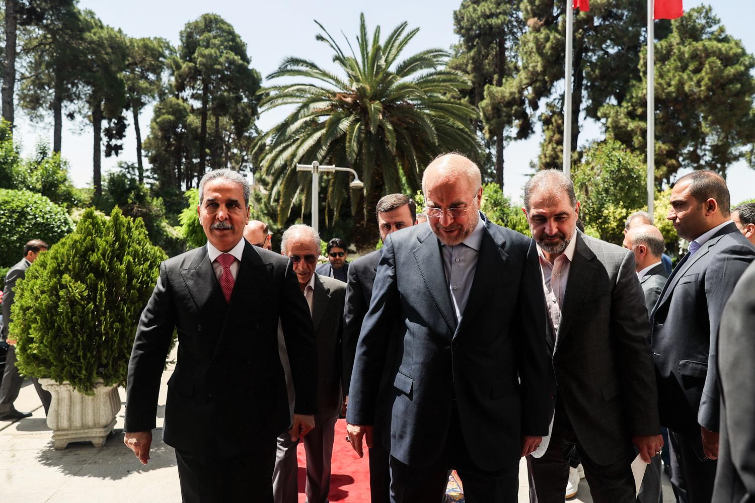 دیدار رئیس شورای عالی قضایی عراق با قالیباف