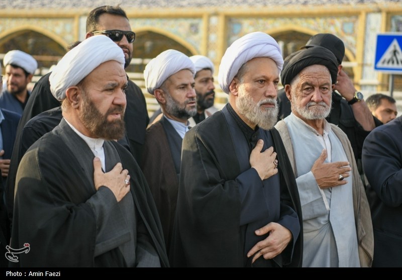 عزاداری سالروز دفن شهدا در جوار شاهچراغ(ع)