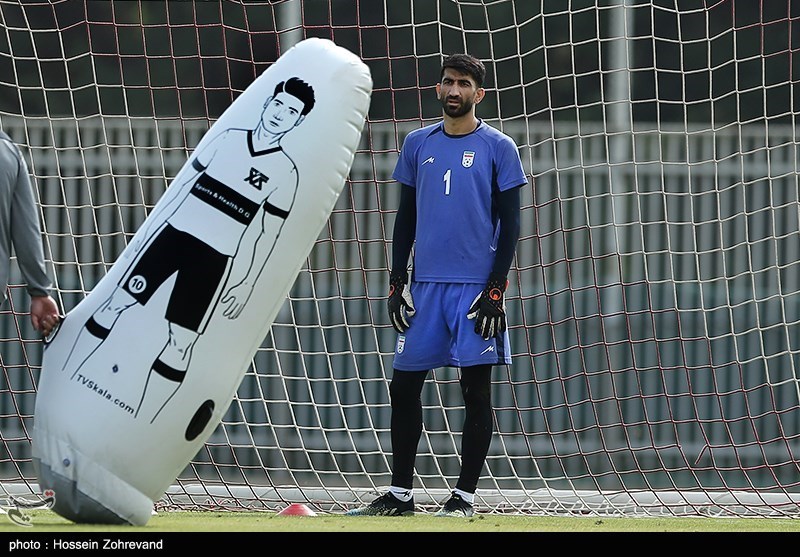 تمرین تیم‌ ملی فوتبال